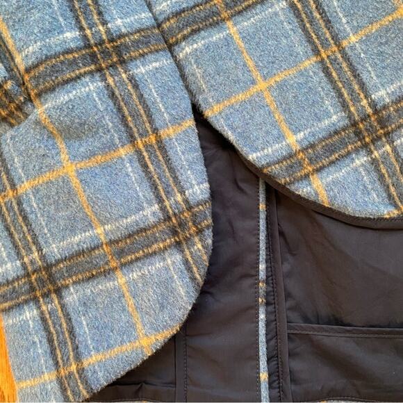 ALI GOLDEN $330 Blue Plaid Jacket - Picture 11 of 16